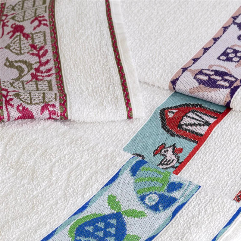 Kit 20 Panos de Prato Bordados Premium