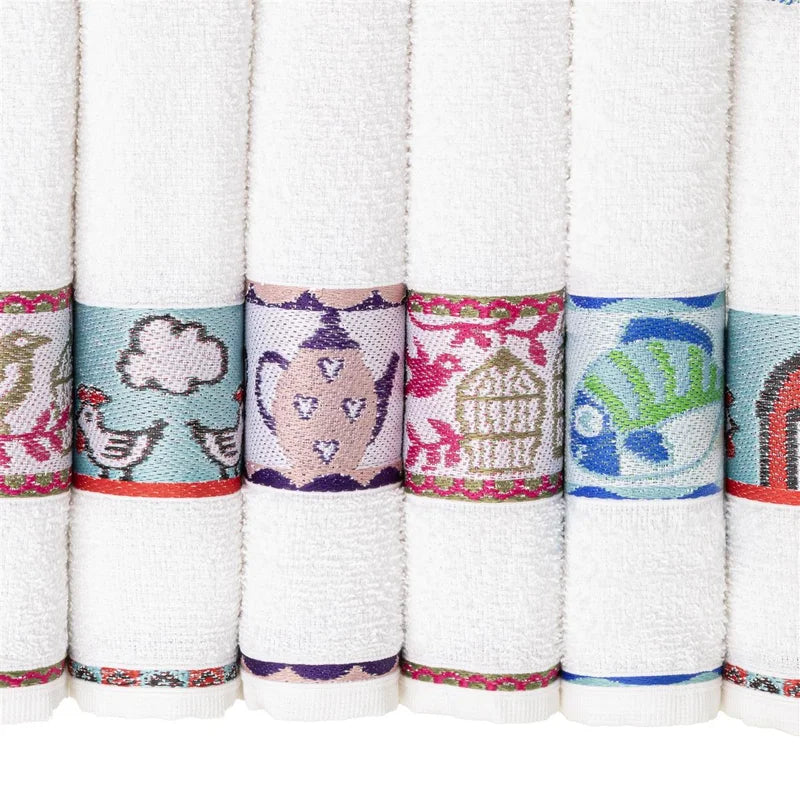 Kit 20 Panos de Prato Bordados Premium